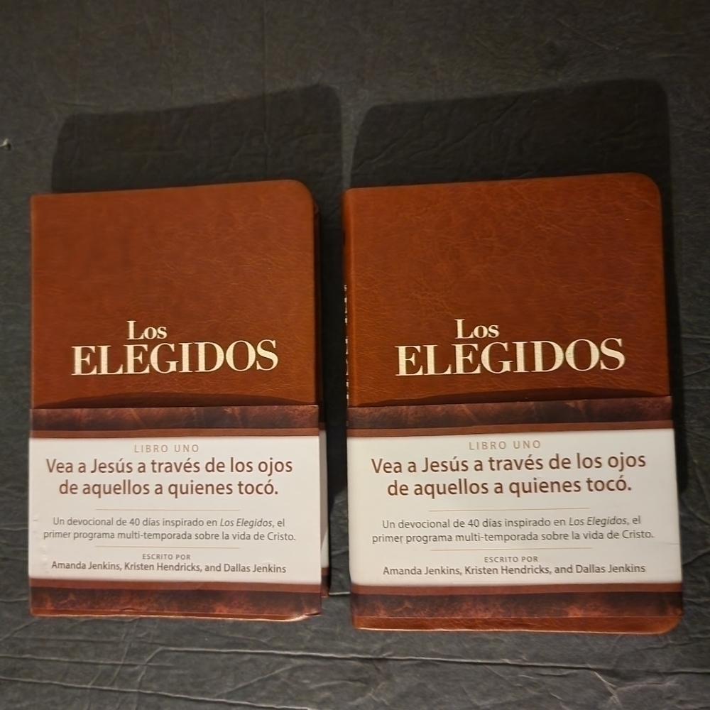 Los Elegidos - el Libro Uno by Amanda Jenkins (Spanish) Leather Books (2) New